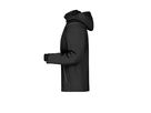 JN Mens Winter Softshell Jacket JN1000 95%PES/5%EL, black, Größe 2XL