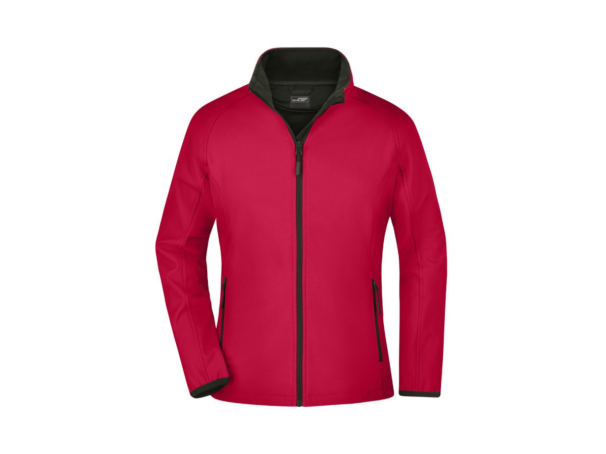 JN Ladies' Promo Softshell Jacket JN1129 red/black, Größe XXL
