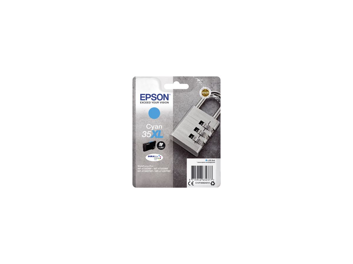 Epson Tintenpatrone C13T35924010 35XL 20,3ml cyan