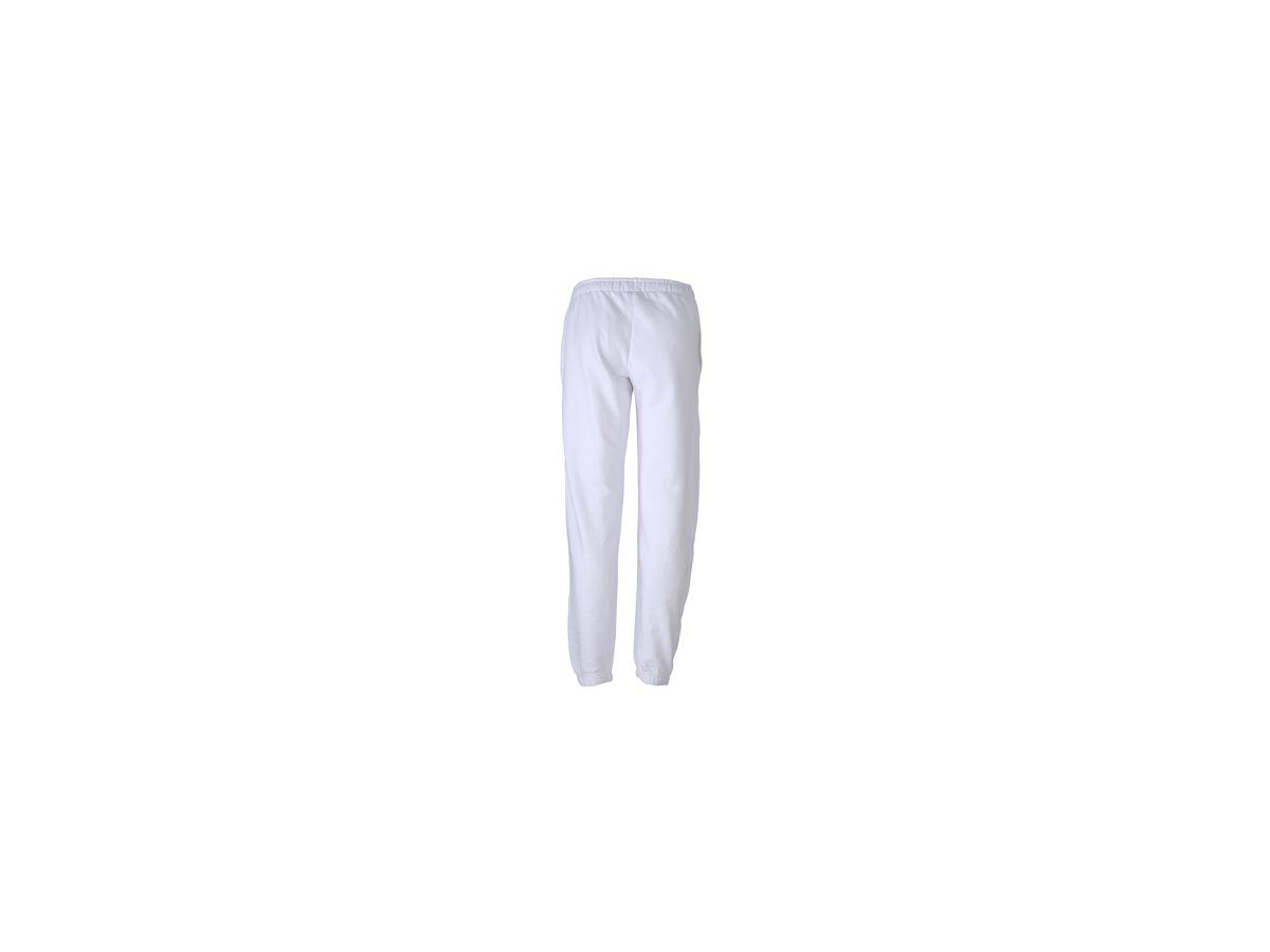 JN Mens Jogging Pants JN036 80%BW/20%PES, white, Größe XL