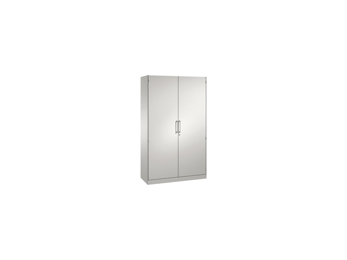 Flügeltürenschrank 1980x1200x435mm, RAL 7035/7035