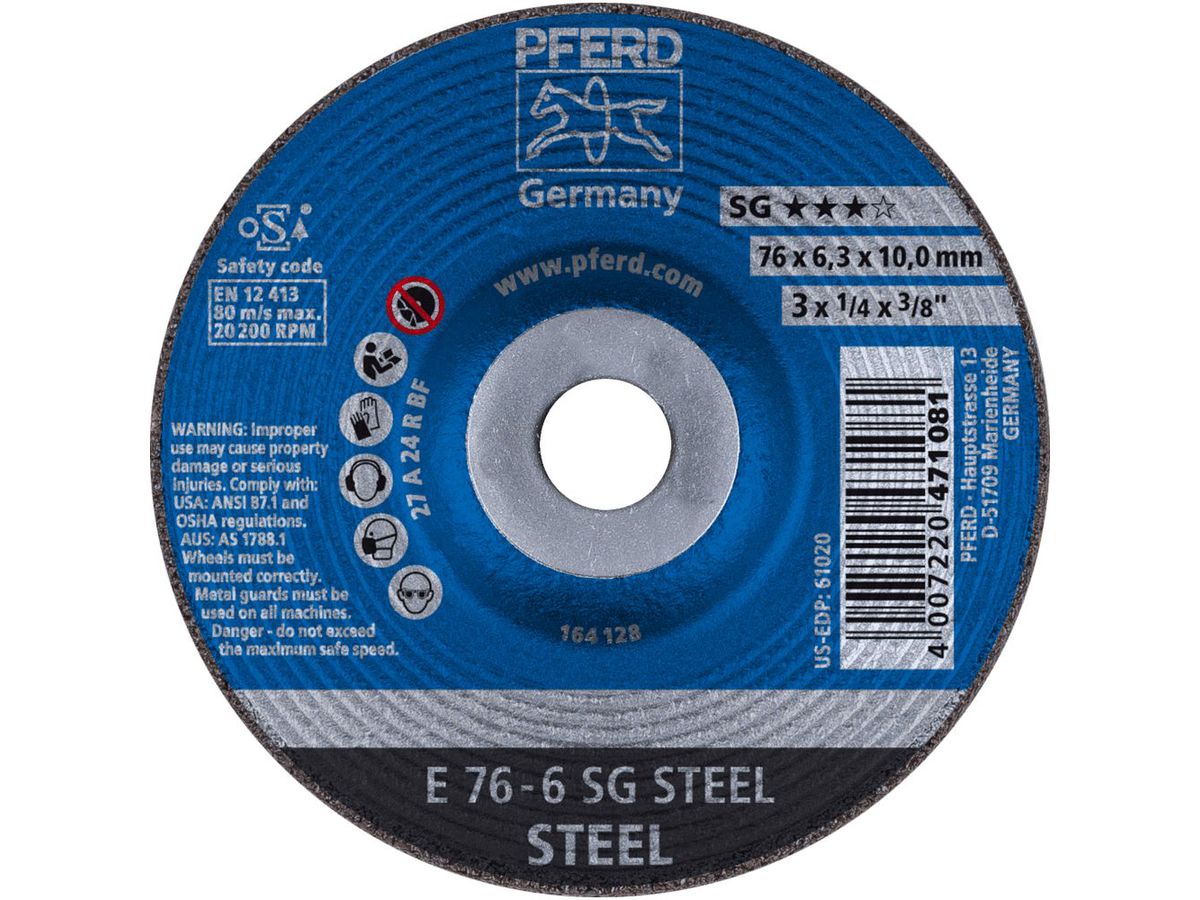 PFERD Schruppscheiben E 76-6 A 24 R SG