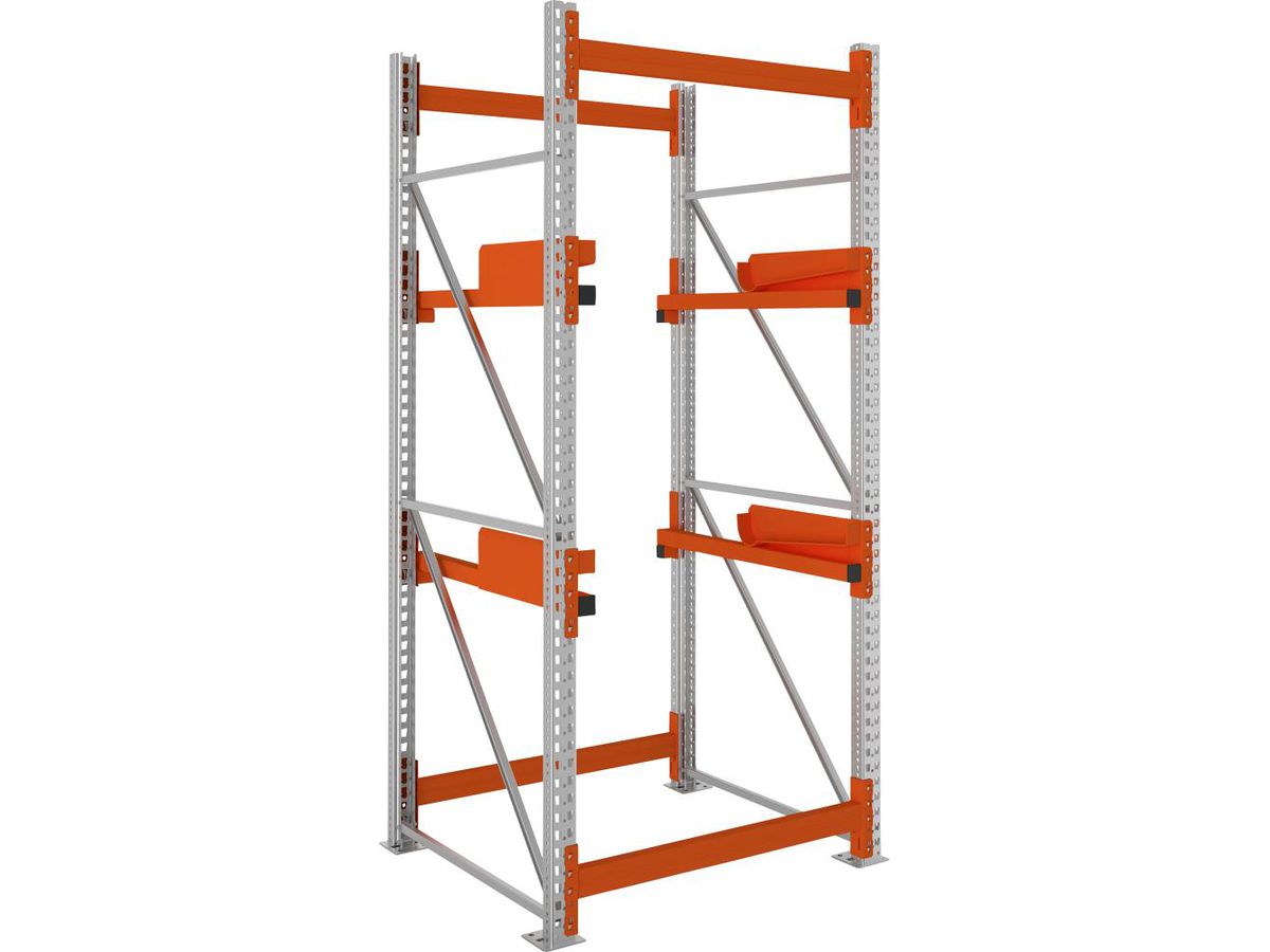 META Kabeltrommelregal Feldlast 4000kg Grundfeld Verzinkt B1100Xt1100Xh2700 mm