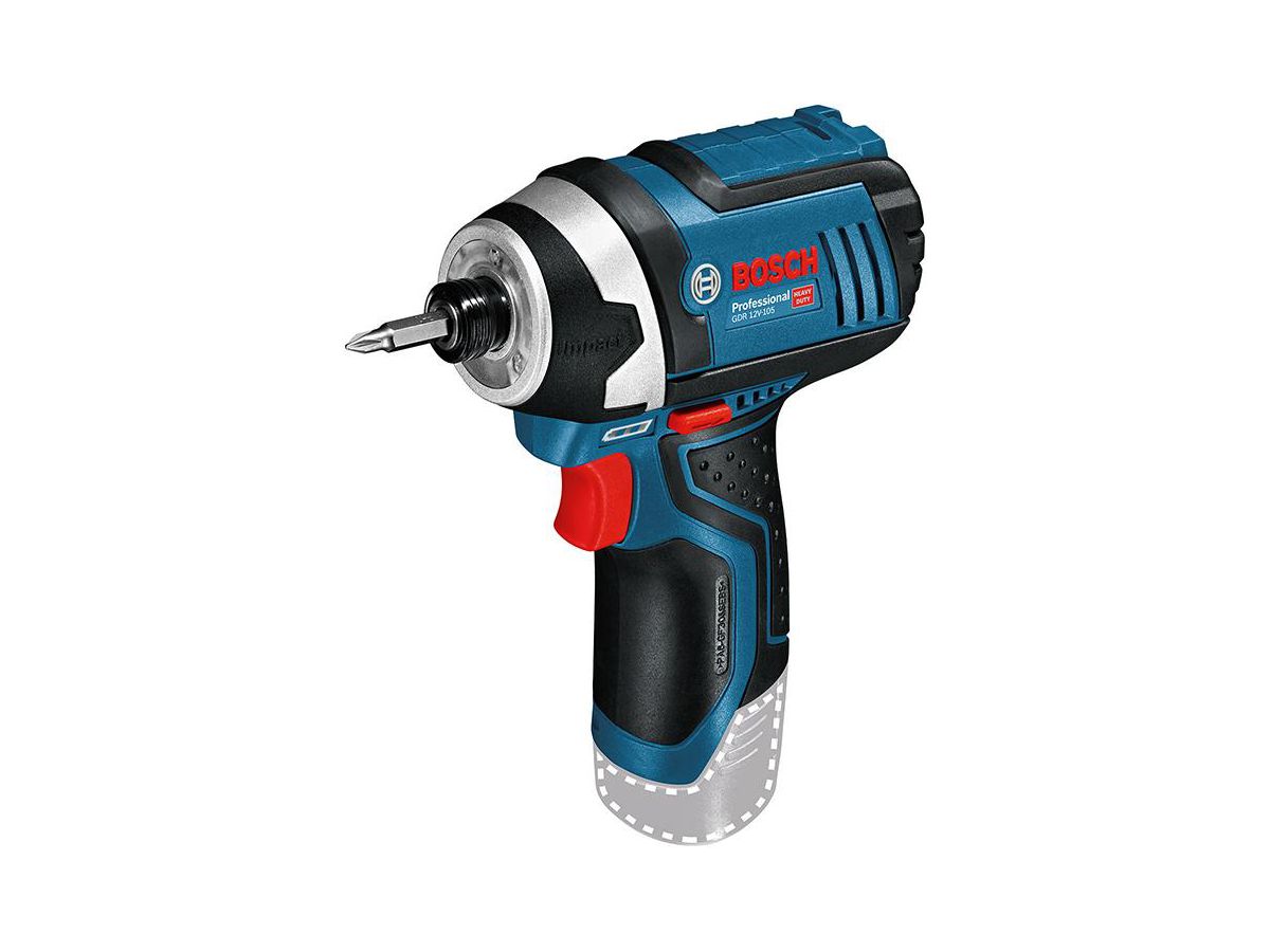 BOSCH Akku-Schlagschrauber GDR 12V- Li, solo, Clic & Go, L-BOXX