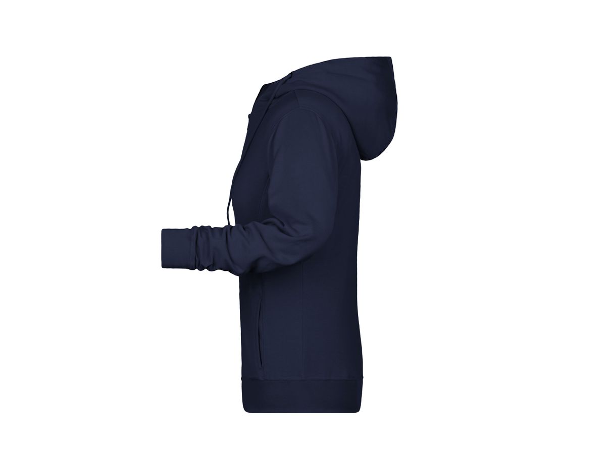 JN Ladies' Zip Hoody 8025 navy, Größe XS