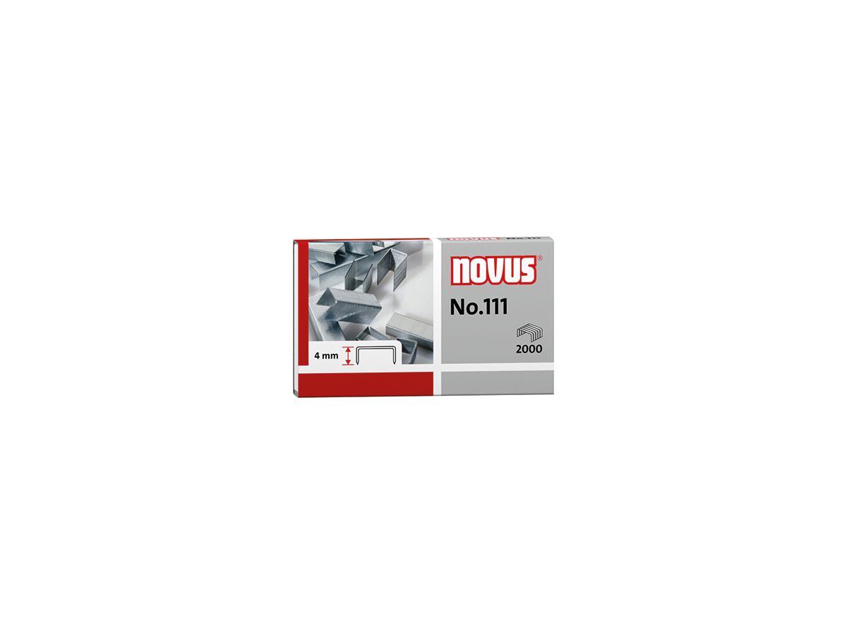 NOVUS Heftklammer No. 111 042-0036 verzinkt 2.000 St./Pack.