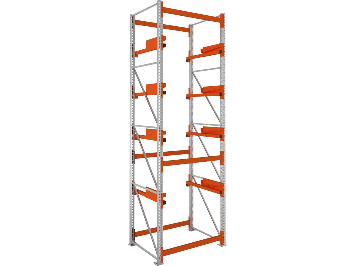 META Kabeltrommelregal Feldlast 4000kg Grundfeld Verzinkt B900Xt1100Xh2700 mm