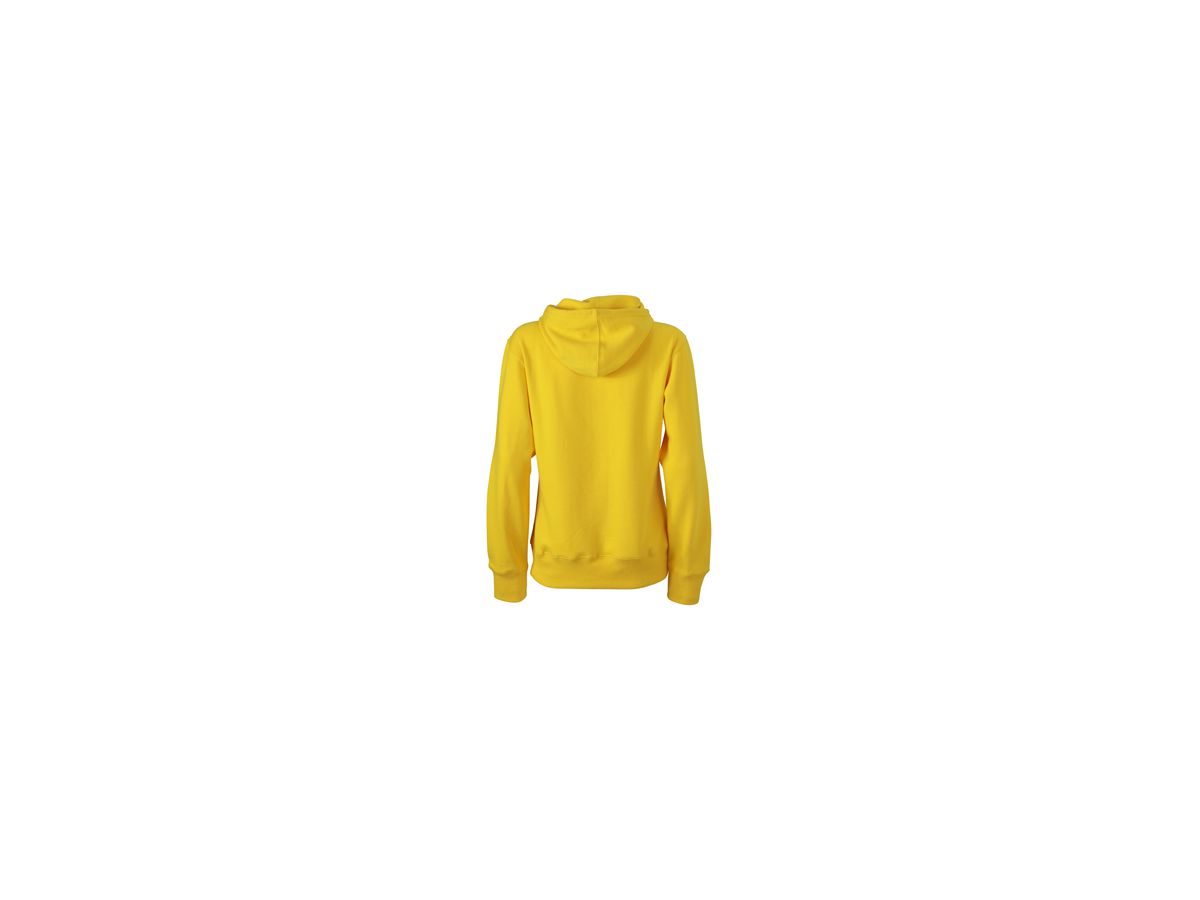 JN Ladies Hooded Sweat JN051 80%BW/20%PES, sun-yellow, Größe M