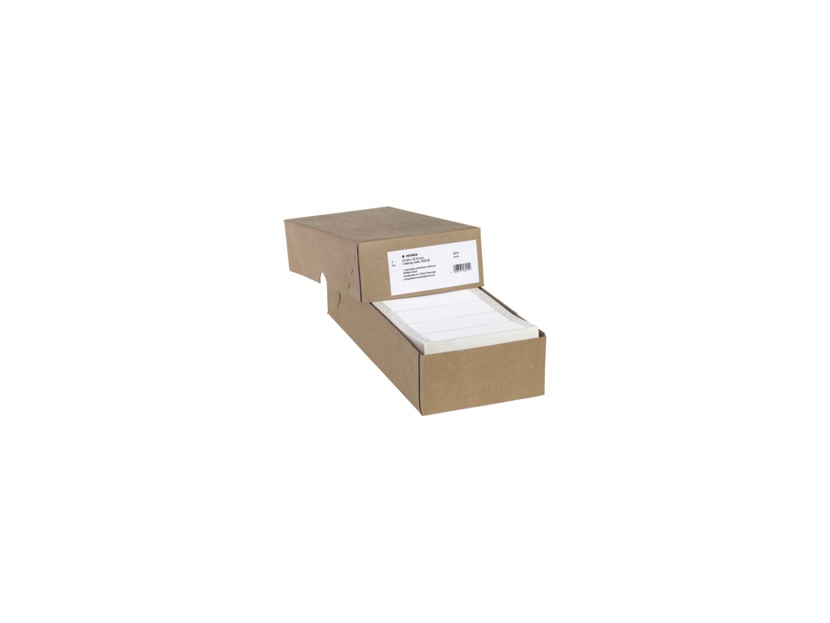 HERMA Computeretikett 8212 101,6x35,7mm weiß 4.000 St./Pack.