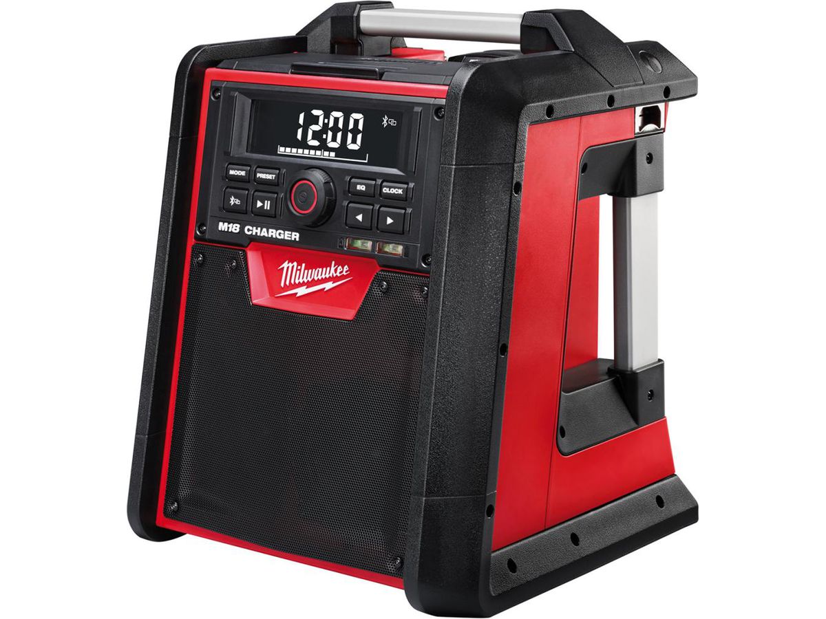 MILWAUKEE Netz-/Akku-Radio, Ladefunktion M18 RC/0