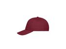 mb 5 Panel Cap Bio Cotton MB6237 burgundy, Größe one size