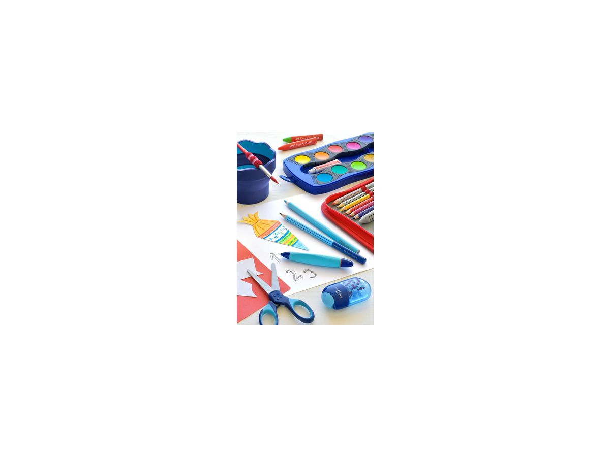 Faber-Castell Farbstift Jumbo GRIP 110912 farbig sortiert 12 St./Pack.