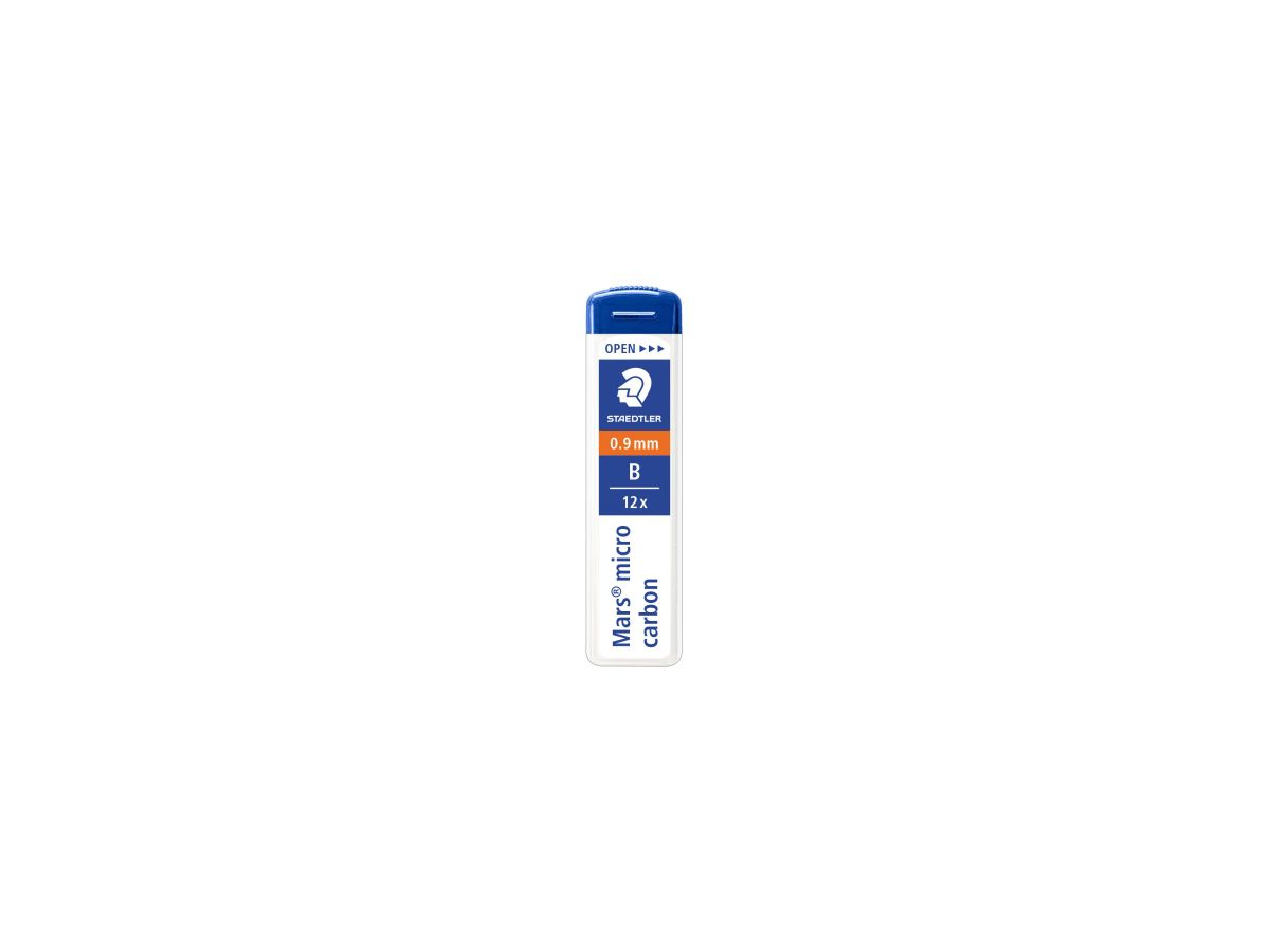 STAEDTLER Feinmine Mars micro carbon 250 09-B 0,9mm 12 St./Pack.