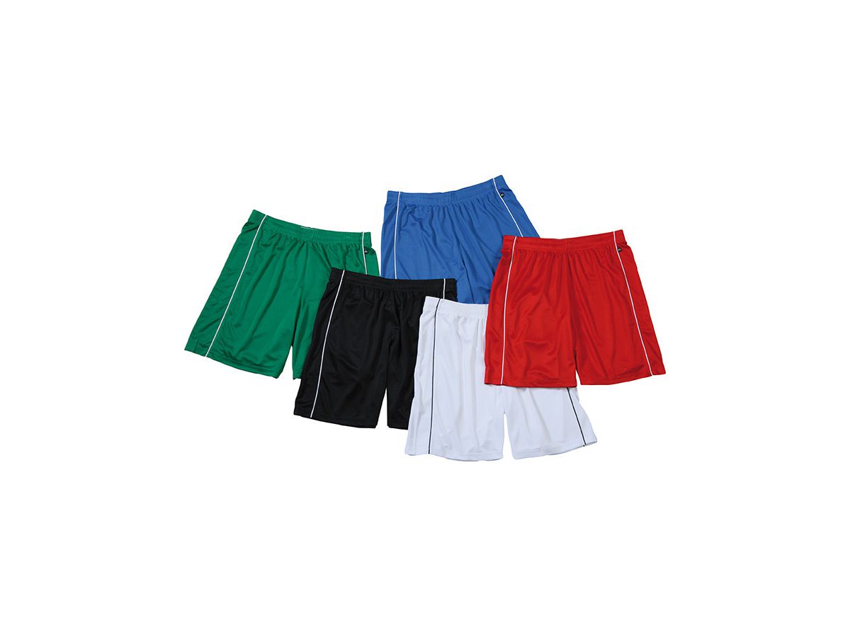 JN Basic Team Shorts Junior JN387K 100%PES, royal/white, Größe M