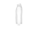 JN Round-Neck Zip JN352 100%BW, white, Größe XL