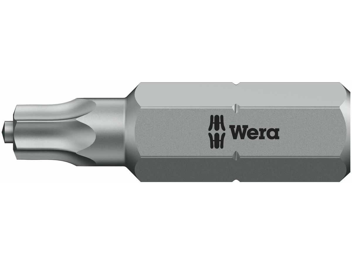 Bit 1/4" DIN3126 C6.3 T20x 25mm w.pin Wera