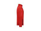 JN Men's Workwear Fleece Jacket JN842 100%PES, red/black, Größe XS
