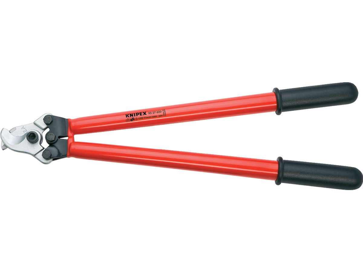 Kabelschaar VDE 600mm KNIPEX 2-Handbedien. tauchisoliert, VDE 600 mm