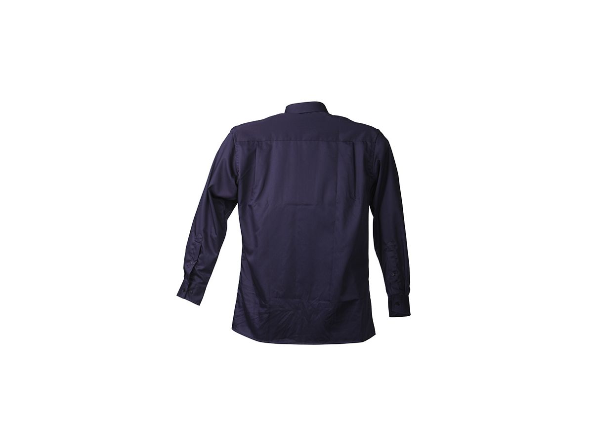 JN Mens Business Shirt lang JN606 100%BW, aubergine, Größe L