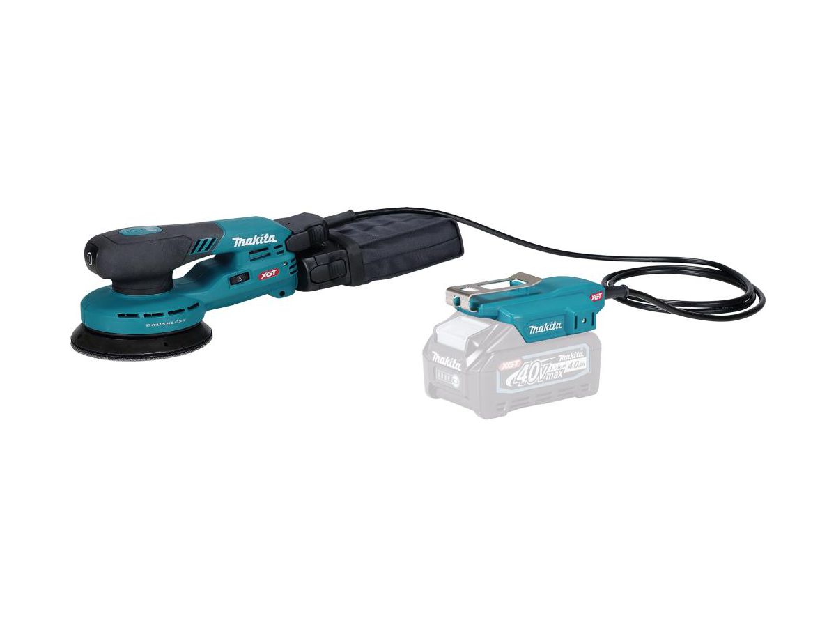MAKITA Akku-Exzenterschleifer BO001CGZ solo, inkl. Akku-Adapter 1,6 m