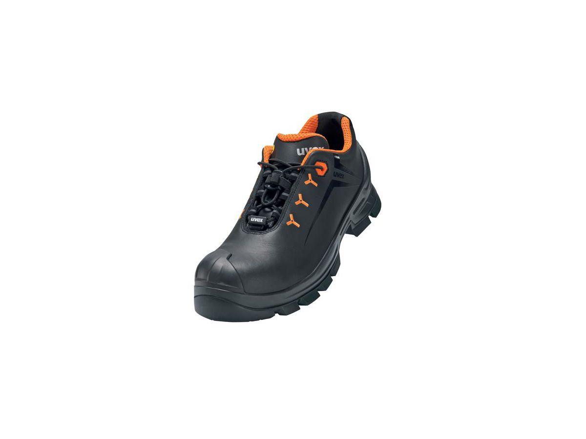 UVEX 2 MACSOLE Sicherheits-Halbschuh Gr. 49 W12 S3L ESD SR HRO schw/or 6522.3