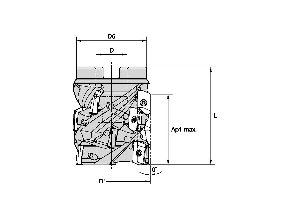 KENNAMETAL M1HR150ED10S075Z5L200C20 MILL 1-10 WALZENSTIRNFRÄSER D=1.50 Z=