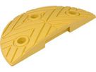 Fahrbahnschwelle 75mm Ende, gelb