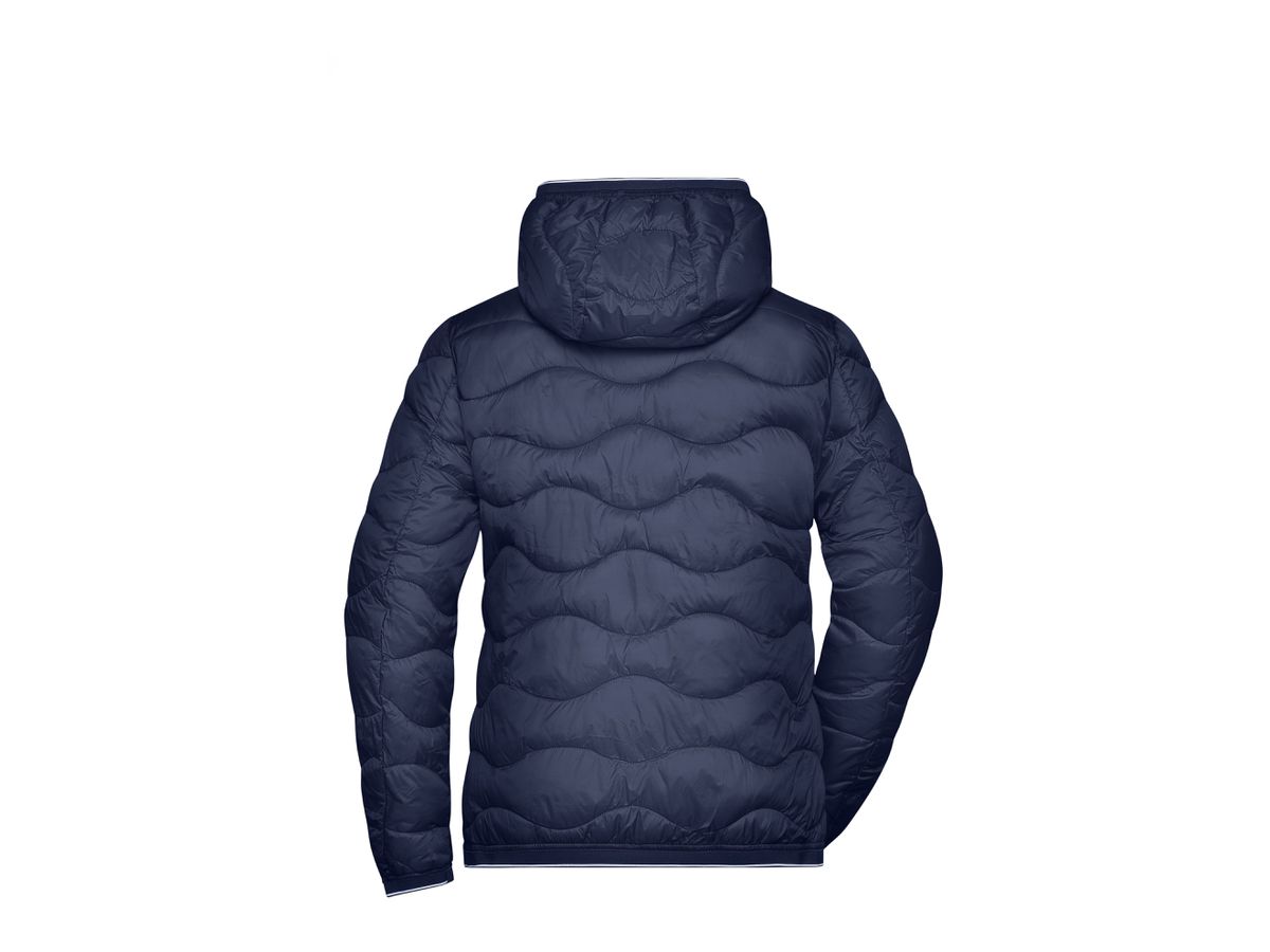 JN Ladies' Padded Jacket JN1155 navy/silver, Größe XXL