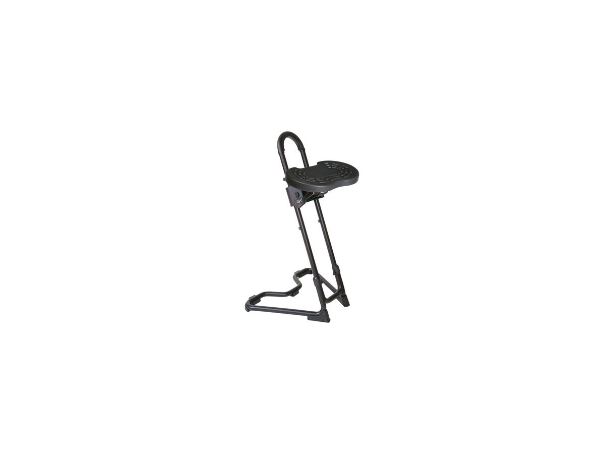 MEY CHAIR SYSTEMS Stehhilfe PU - Sitz Gest. schwarz VB 610 - 860
