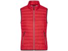 JN Ladies' Down Vest JN1137 red/silver, Größe XL