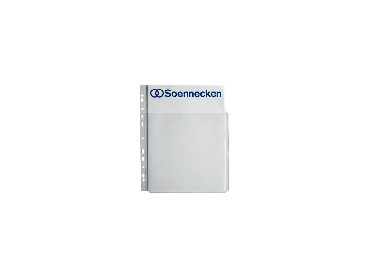 Soennecken Combi-Prospekthülle 1601 DIN A4 PP transparent 5 St./Pack.