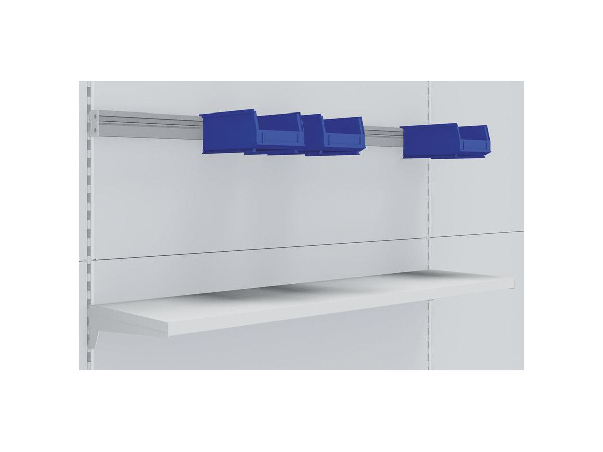 Lamellenboden 1250x214x30  RAL 7037 staubgrau