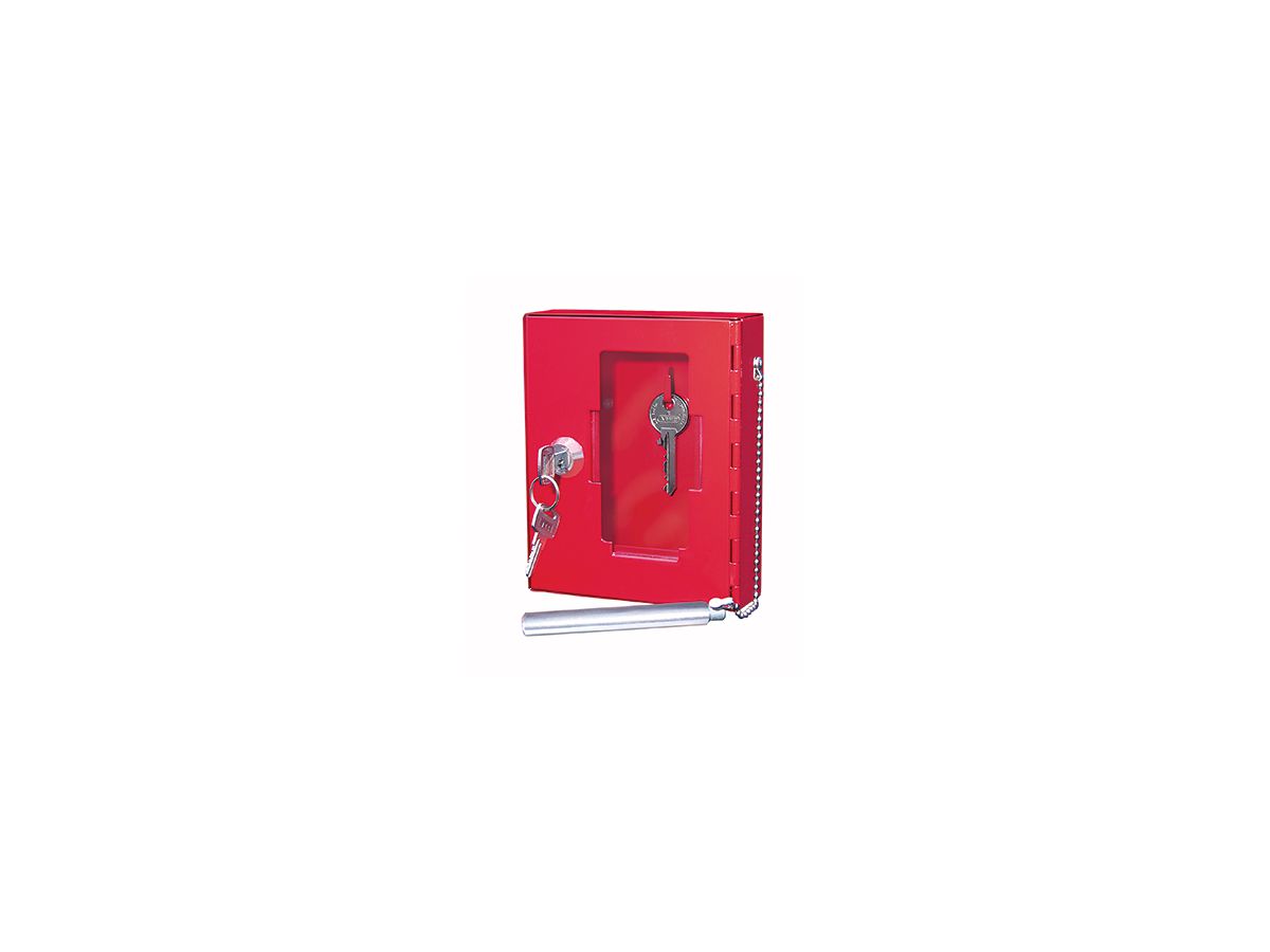 WEDO Notschlüsselkasten 10250102X 150x120x40mm rot