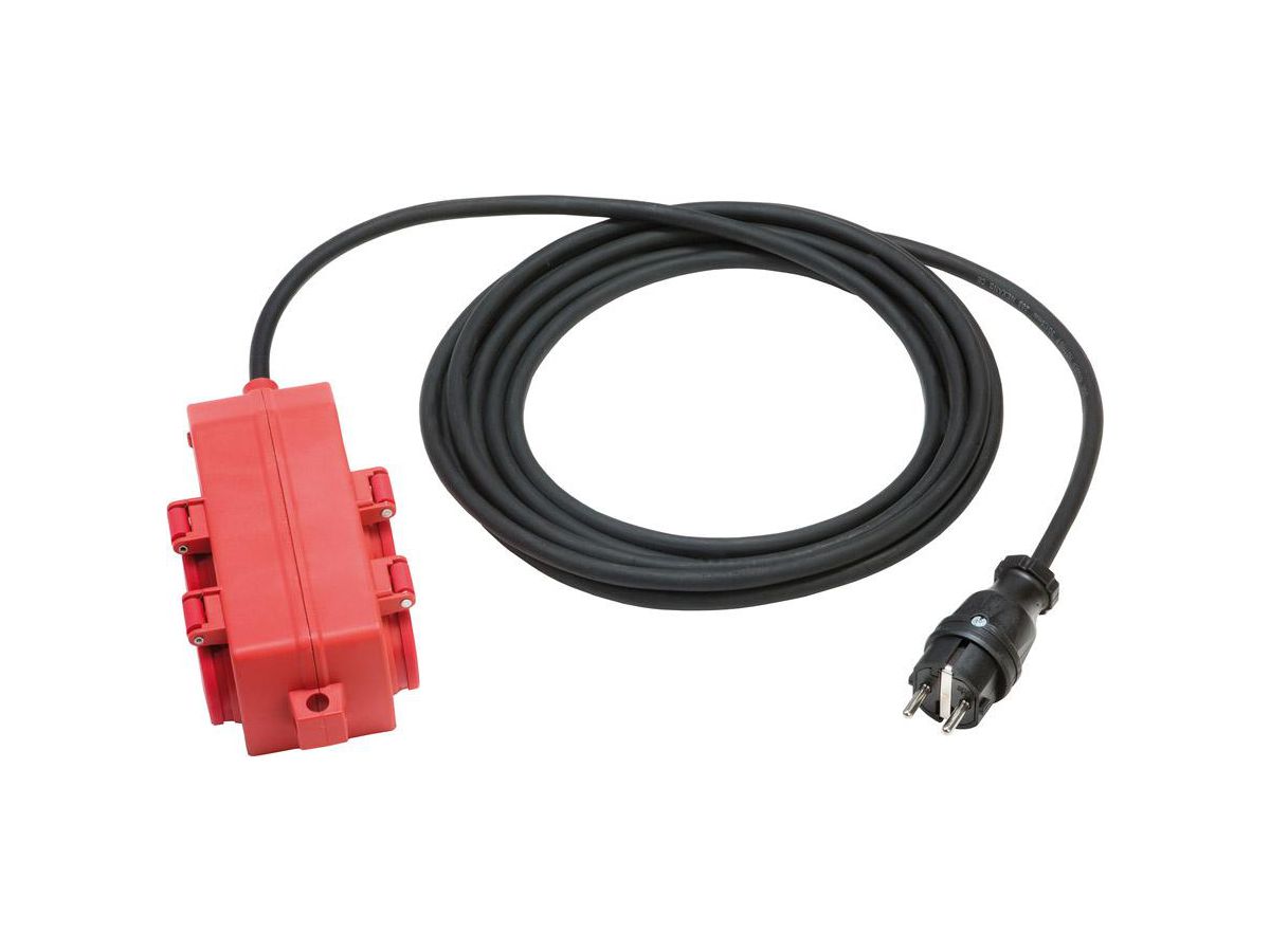 ALTHOFF Vierfach-Verteiler IP44 10m H07RN-F3G1,5