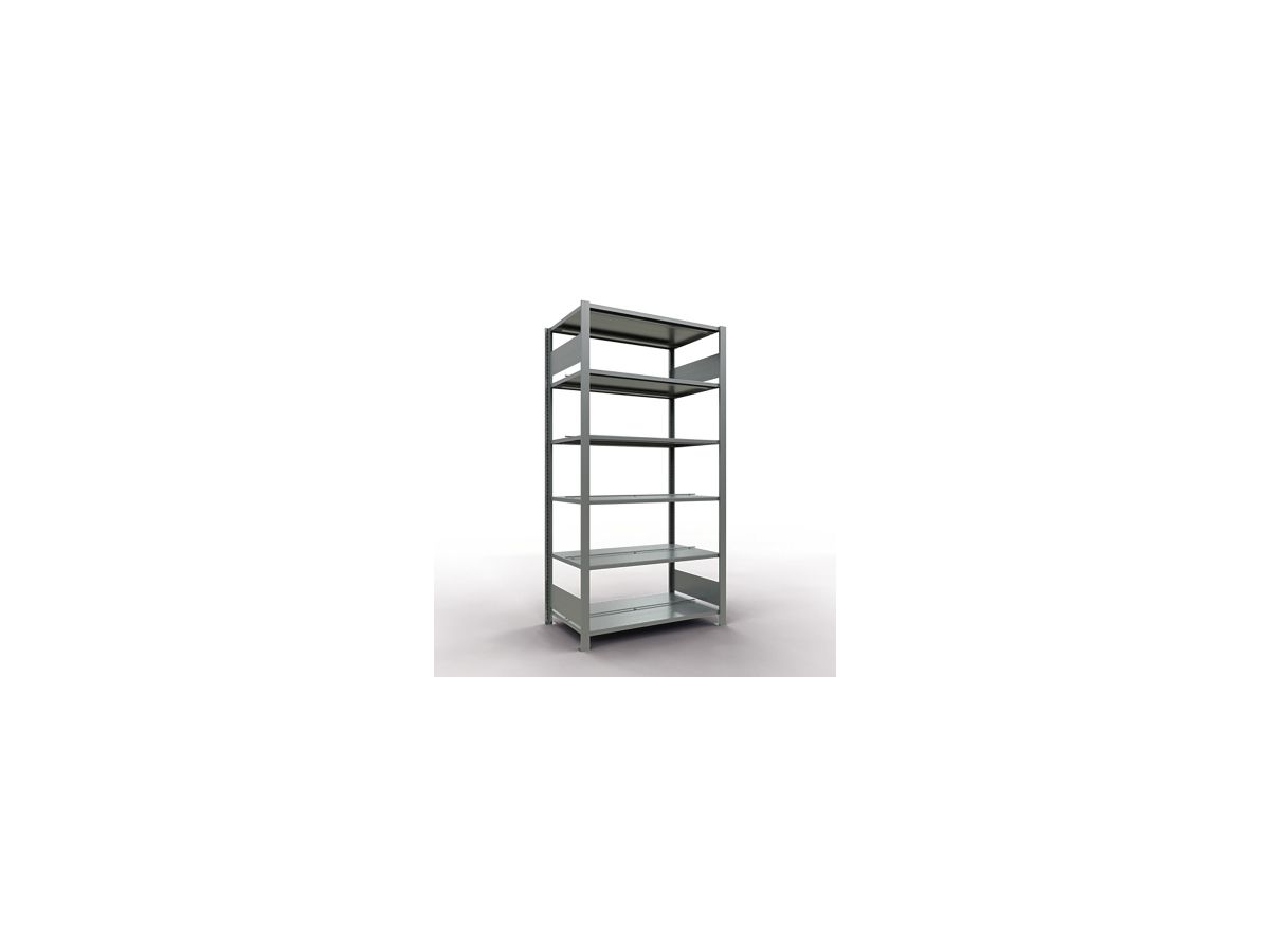 SCHULTE Büroregal Stecksystem GR verz. 2000x1000x600 mm mit Mittelanschlag