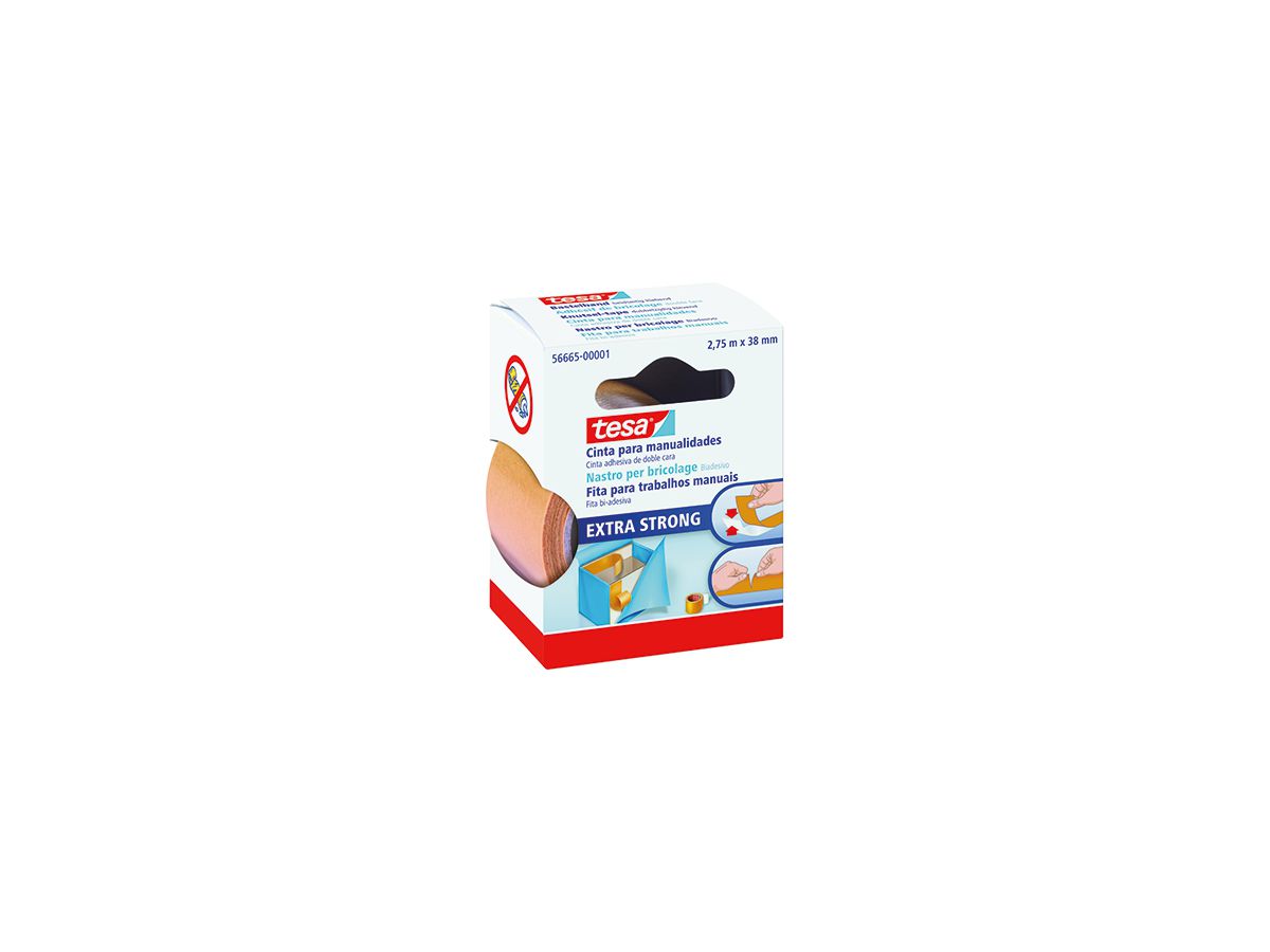 tesa Bastelband 56665-00001 38mmx2,75m PVC