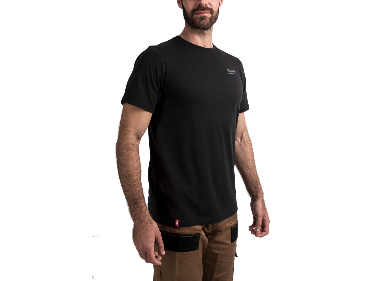 MILWAUKEE Hybrid T-Shirt HTSSBL schwarz Gr. L