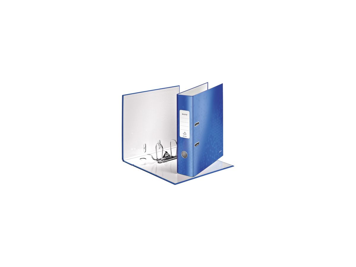 Leitz Ordner 180 WOW 10050036 DIN A4 50mm Pappe blau metallic
