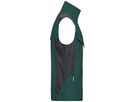 JN Workwear Vest JN822 65%PES/35%BW,dark-green/black, Größe 6XL