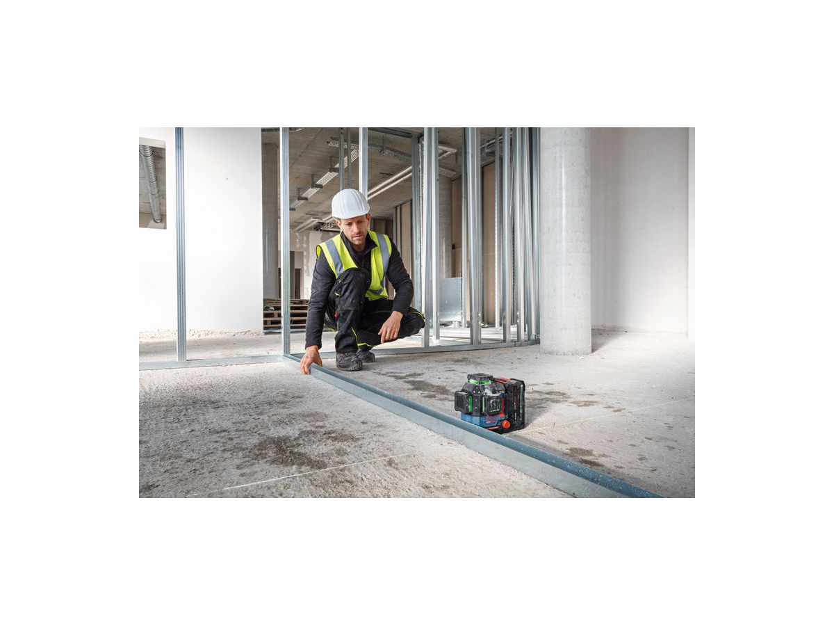 BOSCH EXPERT Linienlaser EXLL18V-120-33CG DK20, Akku, Ladegerät