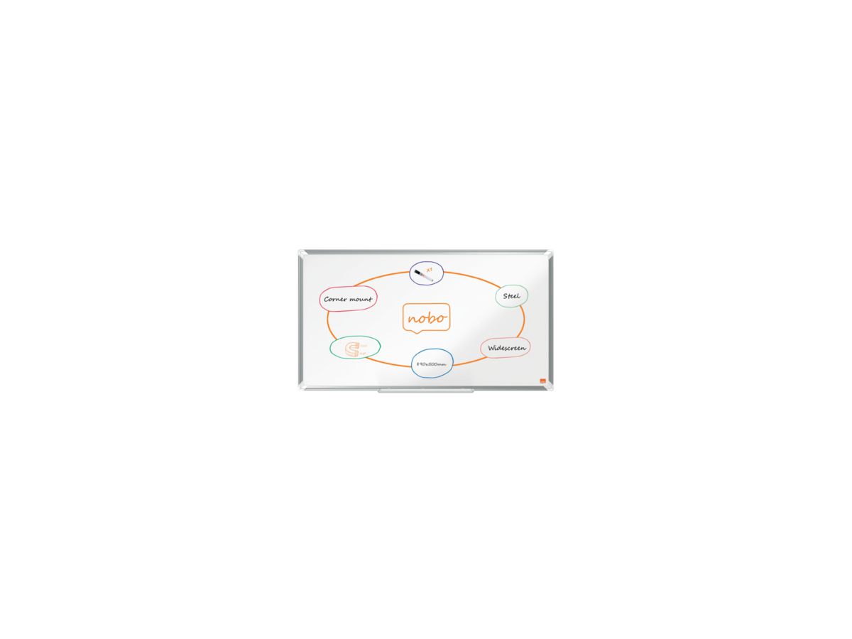 Nobo Whiteboard Premium Plus 1915371 NanoCleanT 50x89cm