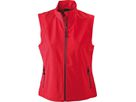JN Ladies Softshell Vest JN1023 90%PES/10%EL, red, Größe 2XL