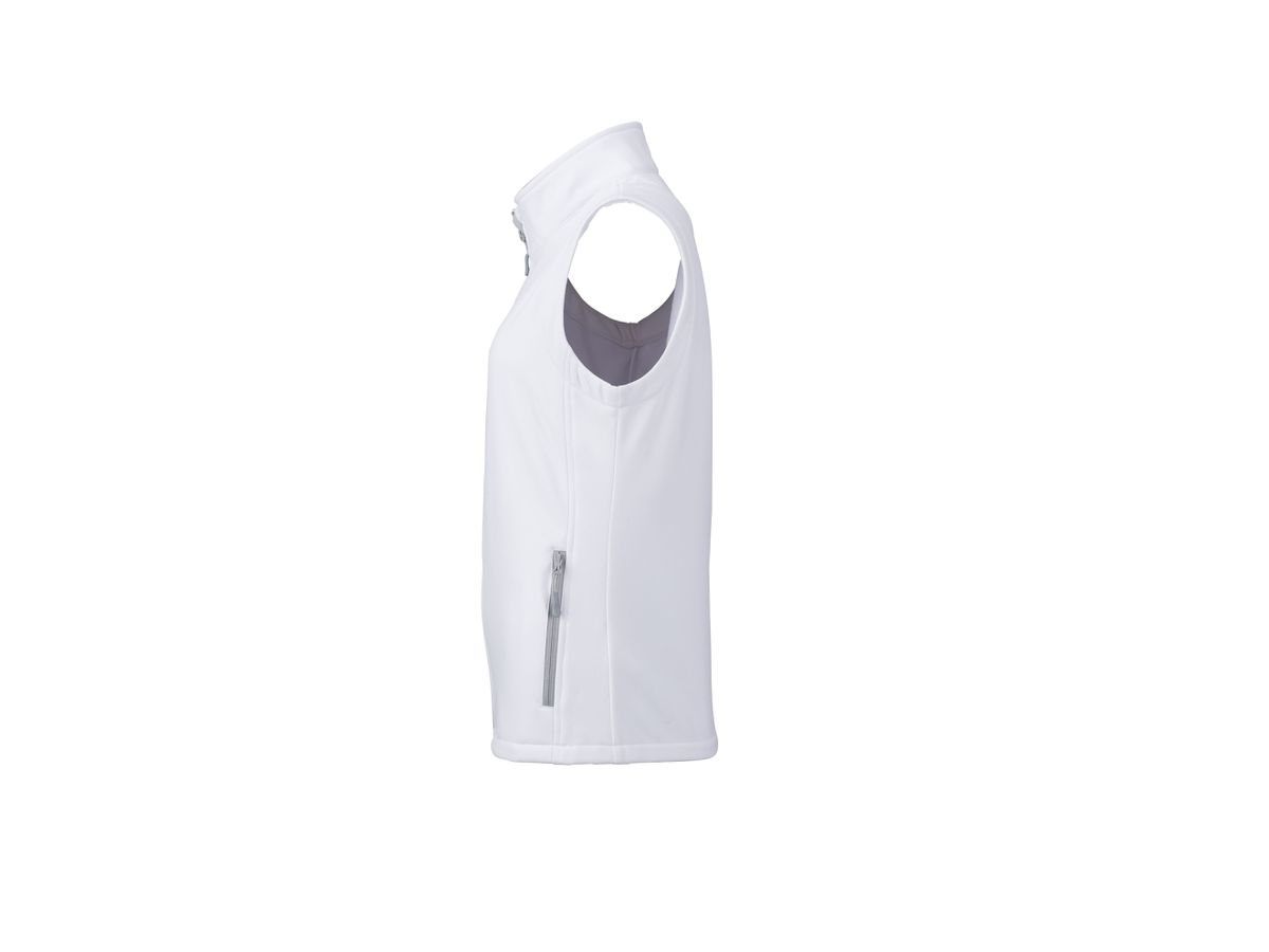 JN Ladies' Promo Softshell Vest JN1127 white/white, Größe M