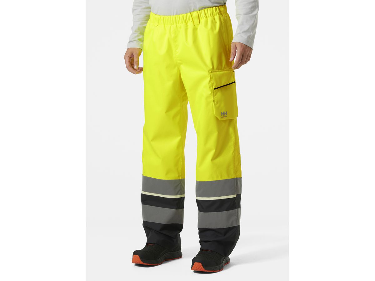 HELLY HANSEN UCME Shell-Bundhose 71187 Gr. M HI VIS YELLOW/EBONY