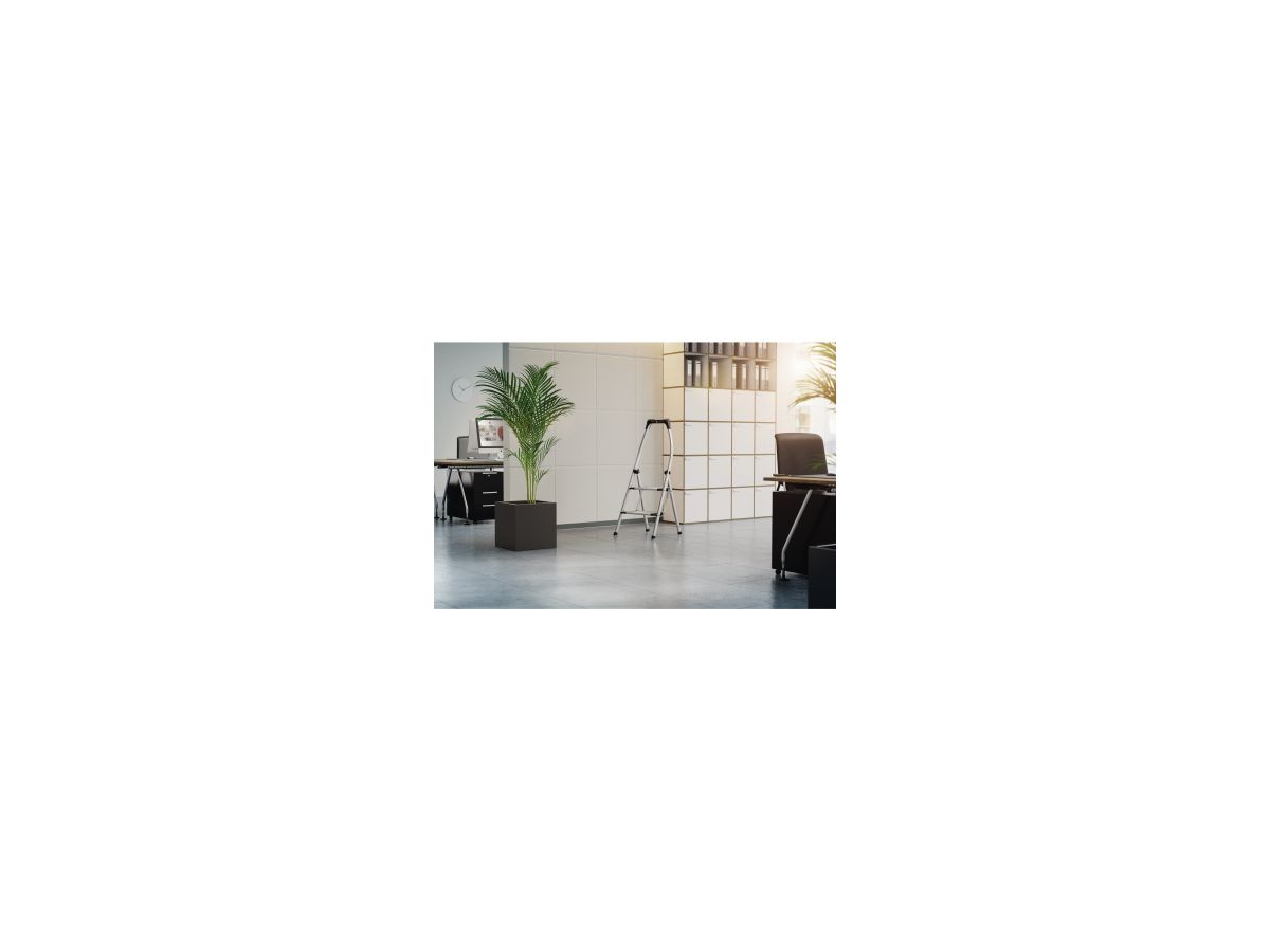 Hailo Trittleiter Living Step Comfort Plus 4302-301 2Stufen alu