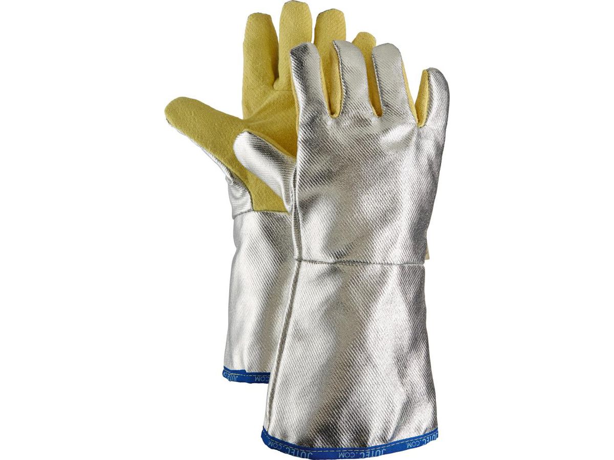 Hitzeschutzhandschuh Aramid,Alu,5-Finger,38cm