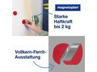 Magnet D=34mm VE=10 Haftkraft 2000 g rot