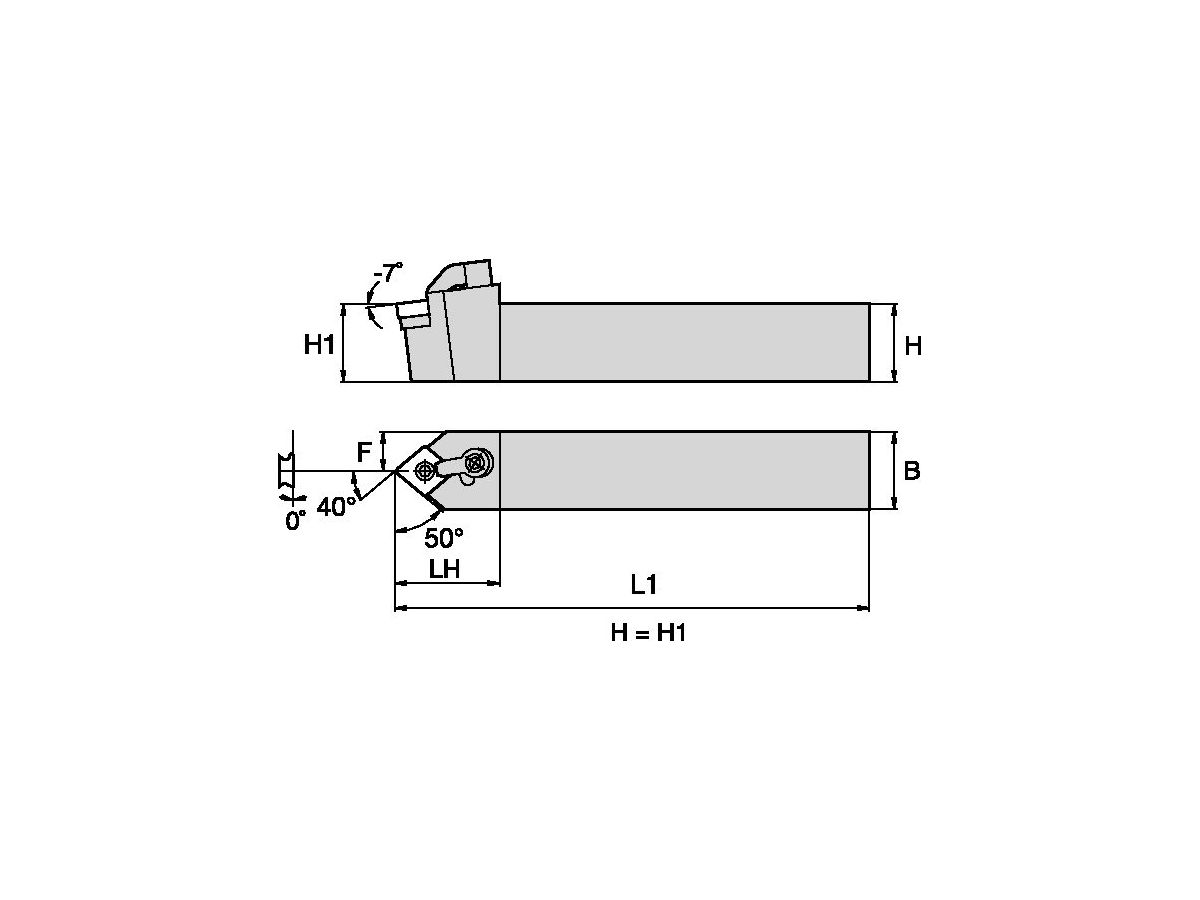 KENNAMETAL MCMNN164C M DREHKLEMMHALTER W1.00 L5.00