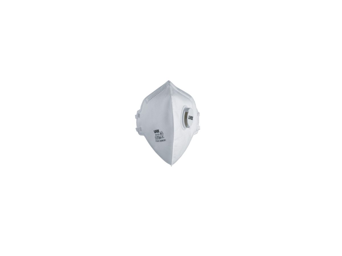UVEX Faltmaske silv-Air c 3310 FFP3 NR D Ventil (VE: 15 Stk.) 8763.310
