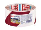 tesa Packband 58131-00000 50mmx66m bedruckt rot weiß